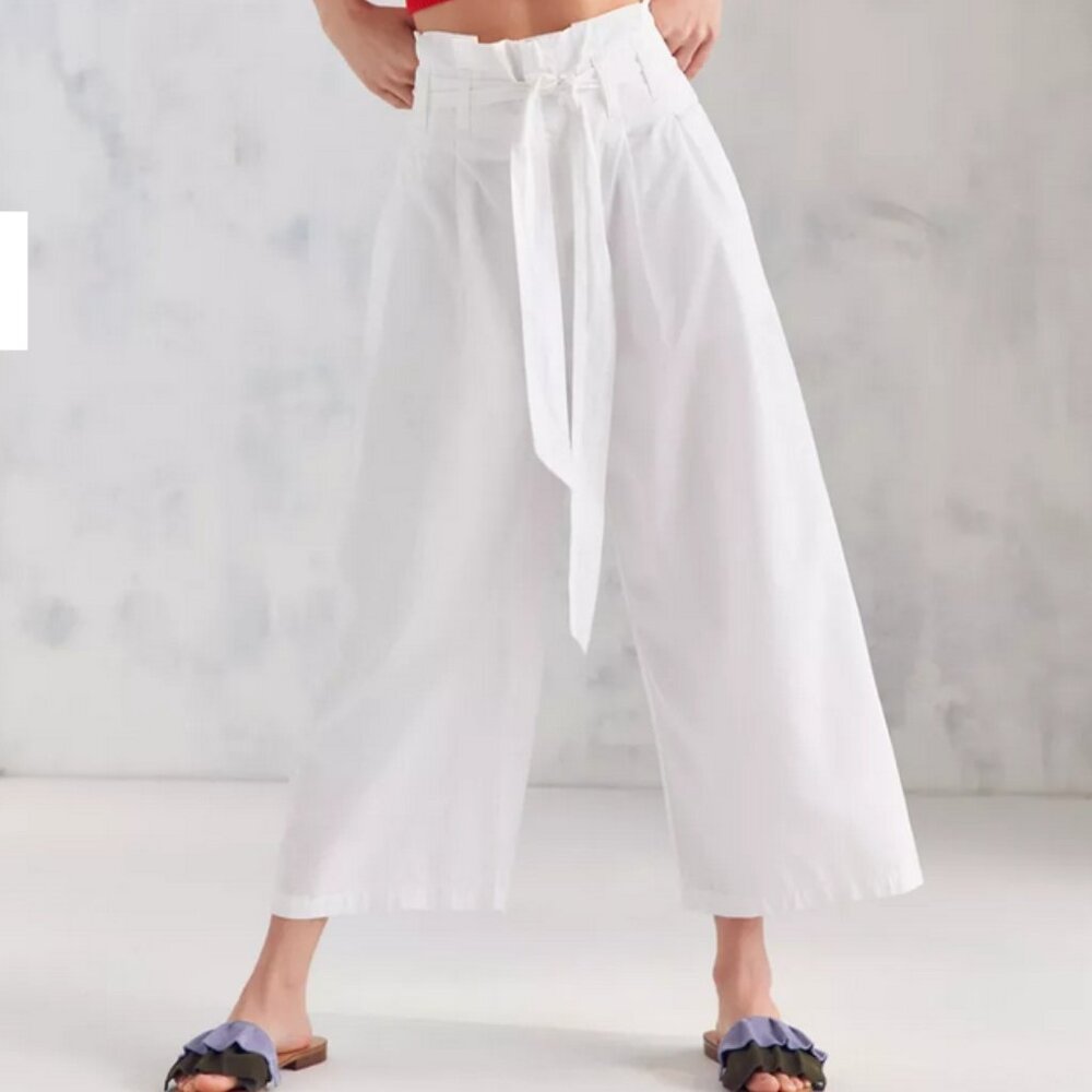 Kimchi Blue Simone White Paperbag Pant